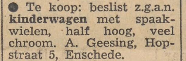 Hopstraat 5 A. Geesibk advertentie Tubantia 12-5-1954.jpg