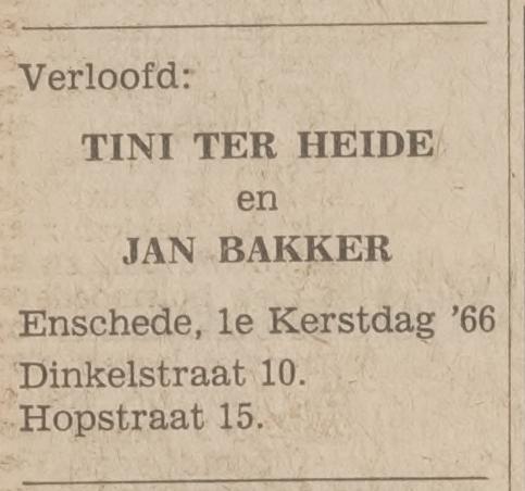 Hopstraat 15 Jan Bakker advertentie Tubantia 22-12-1966.jpg