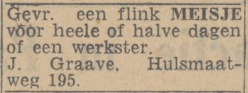 Hulsmaatweg 195 J. Graave advertentie Twentsch nieuwsblad 25-8-1944.jpg