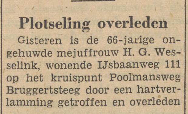 IJsbaanweg 111 Mej. H.G. Wesselink krantenbericht Tubantia 31-5-1955.jpg