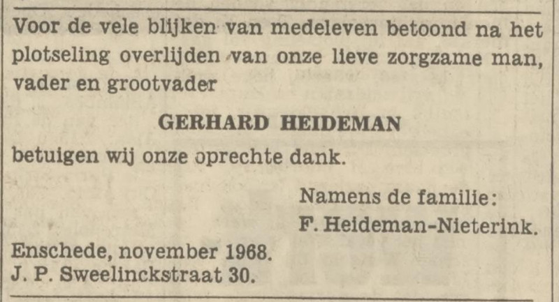 J.P. Sweelinckstraat 30 G. Heideman advertentie Tubantia 9-11-1968.jpg