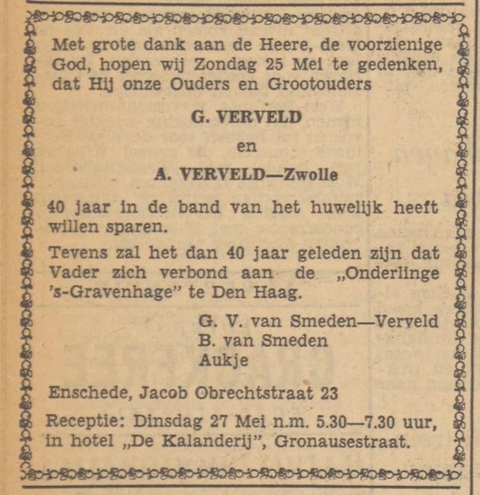 Jacob Obrechtstraat 23 G. Verveld advertentie Tubantia 21-5-1952.jpg
