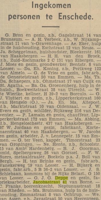 Jacobastraat 41 J.G.J. Deppe krantenbericht Tubantia 12-6-1937.jpg