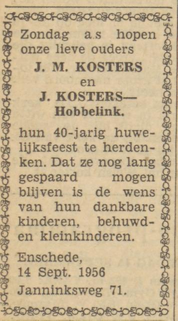 Janninksweg 71 J.M. Kosters advertentie Tubantia 14-9-1956.jpg