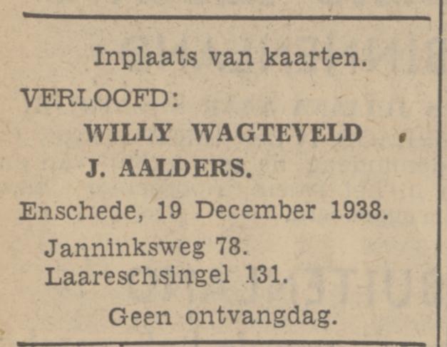 Janninksweg 78 W. Wagteveld advertentie Tubantia 17-12-1938.jpg