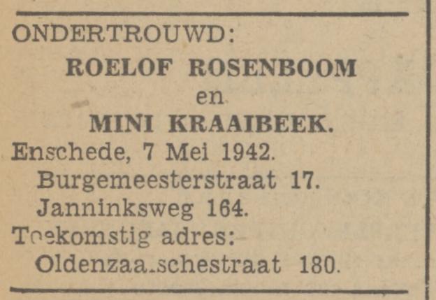 Janninksweg 164 Mini Kraaibeek advertentie Tubantia 7-5-1942.jpg