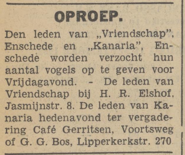 Jasmijnstraat 8 H.R. Elshof advertentie Tubantia 14-9-1939.jpg