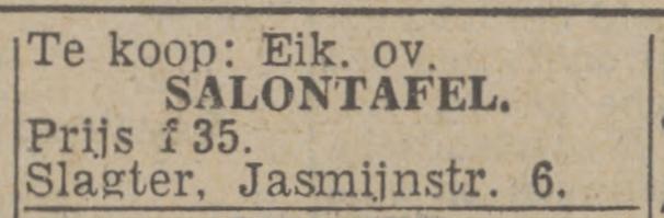 Jasmijnstraat 6 Slagter advertentie Twentsch nieuwsblad 31-5-1943.jpg