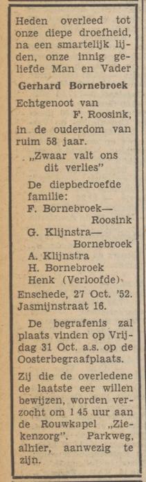 Jasmijnstraat 16 G. Bornebroek overlijdensadvertentie Tubantia 28-10-1952.jpg