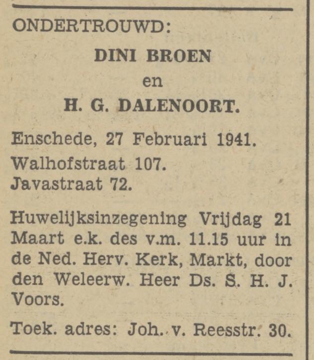 Javastraat 70 H.G. Dalenoort advertentie Tubantia 27-2-1941.jpg
