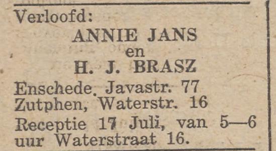 Javastraat 77 Annie Jans advertentie 16-7-1943.jpg