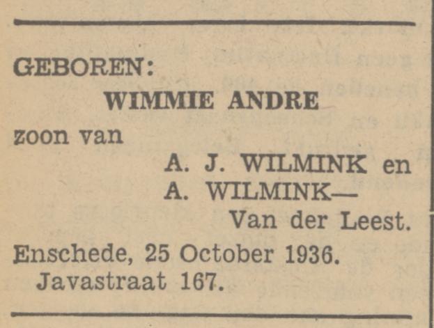 Javastraat 167 A.J. Wilmink advertentie Tubantia 26-10-1936.jpg