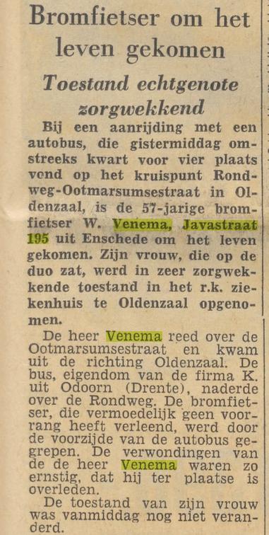 Javastraat 195 W. Venema krantenbericht Tubantia 25-5-1959.jpg