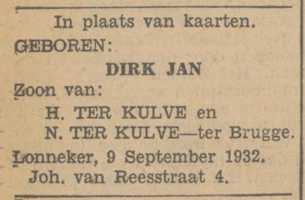 Johan van Reesstraat 4 H. ter Kulve advertentie Tubantia 10-9-1932.jpg