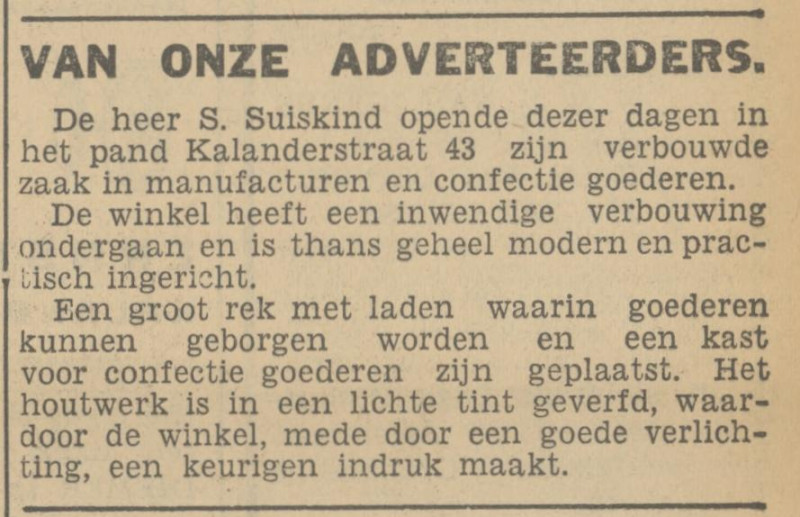 Kalanderdtraat 43 S. Suiskind krantenbericht Tubantia 28-11-1935.jpg