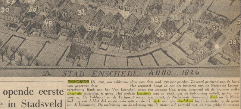 Plattegrond Enschede 1826 nr. 30 RK Kerk of vvluchtkerk.jpg