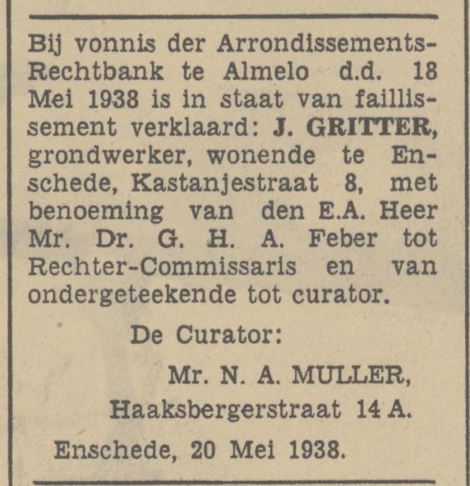 Kastanjestraat 8 J.Griiter advertentie Tubantia 20-5-1938.jpg