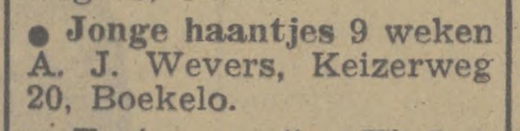 Keizerweg 20 Boekelo A.J. Wevers advertentie Tubantia 15-5-1948.jpg