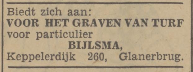 Keppelerdijk 260 Glanerbrug Bijlsma advertentie Tubantia 21-3-1942.jpg