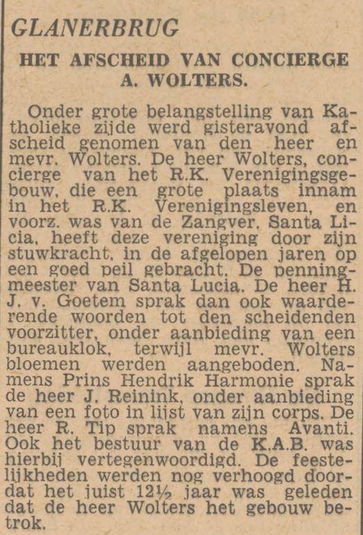 Kerkstraat 18 Glanerbrug A. Wolters concierge krantenbericht Tubantia 10-8-1948.jpg