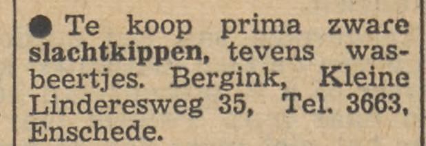 Kleine Linderesweg 35 Bergink advertentie Tubantia 5-4-1954.jpg