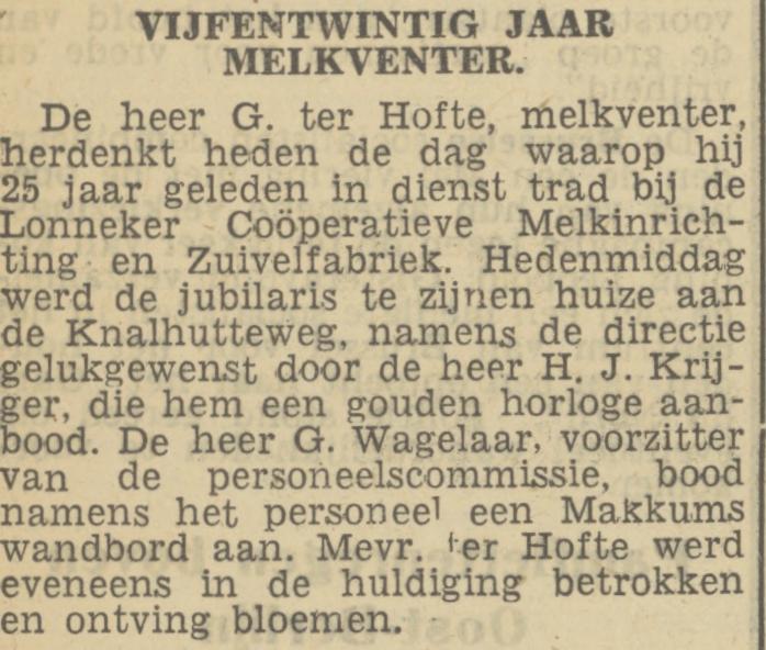 Knalhutteweg 59 G. ter Hofte melkventer krantenbericht Tubantia 2-5-1950.jpg