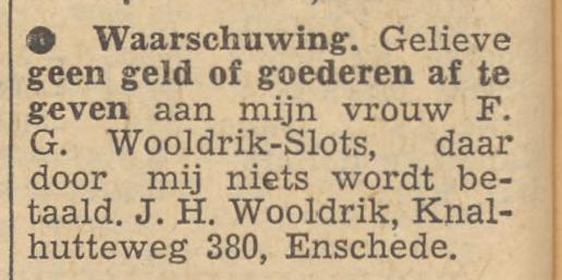 Knalhutteweg 380 J.H. Wooldrik advertentie Tubantia 24-10-1955.jpg