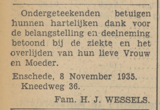 Kneedweg 36 H.J. Wessels advertentie Tubantia 8-11-1935.jpg