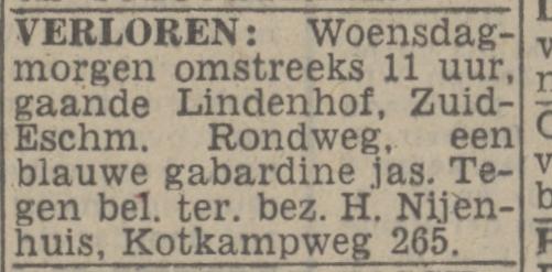 Kotkampweg 265 H. Nijenhuis adverstentie Twentsch nieuwsblad 5-5-1944.jpg