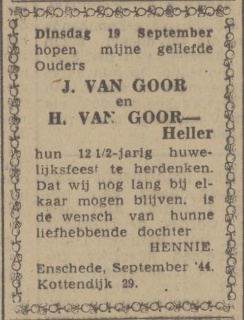Kottendijk 29 J. van Goor advertentie Twentsch nieuwsblad 14-9-1944.jpg