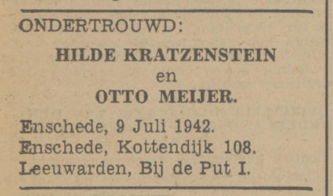 Kottendijk 108 Hilde Kratzenstein advertentie Tubantia 9-7-1942.jpg