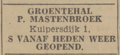 Kuipersdijk 1 groentehal P. Mastenbroek advertentie Twentsch nieuwsblad 11-2-1943.jpg