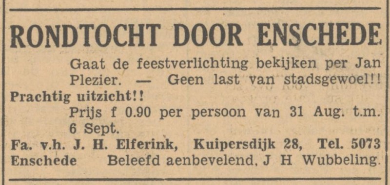 Kuipersdijk 28 J.H. Wubbeling advertentie Tubantia 30-8-1948.jpg