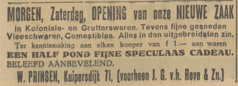Kuipersdijk 71 W. Prinsen advertentie Tubantia 9-11-1928.jpg