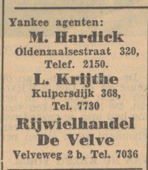 Kuipersdijk 368 L. Krijthe advertentie Tubantia 26-5-1951.jpg