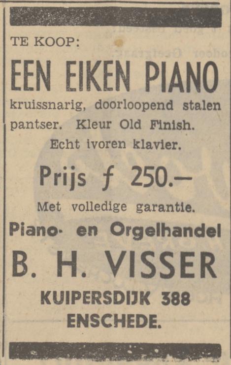 Kuipersdijk 388 B.H. Visser advertentie Tubantia 1-12-1938.jpg