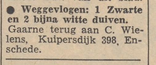 Kuipersdijk 390 C. Wielens advertentie Tubantia 23-5-1960.jpg