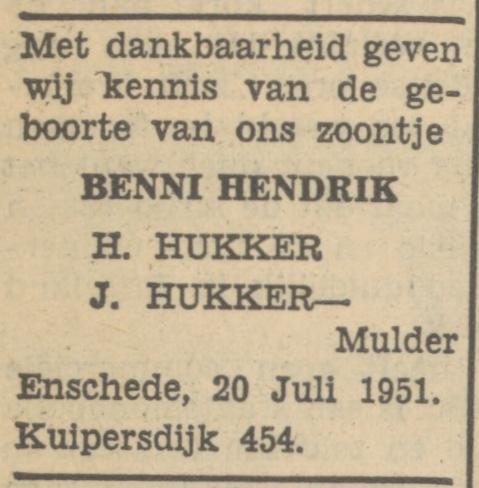 Kuipersdijk 454 H. Hukker advertentie Tubantia 20-7-1951.jpg