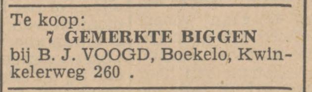 Kwinkelerweg 260 Boekelo B.J. Voogd advertentie Tubantia 11-9-1940.jpg