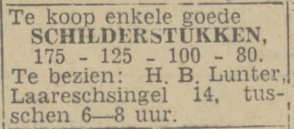Laaressingel 14 H.B. Lunter advertentie Twentsch nieuwsblad 10-11-1943.jpg