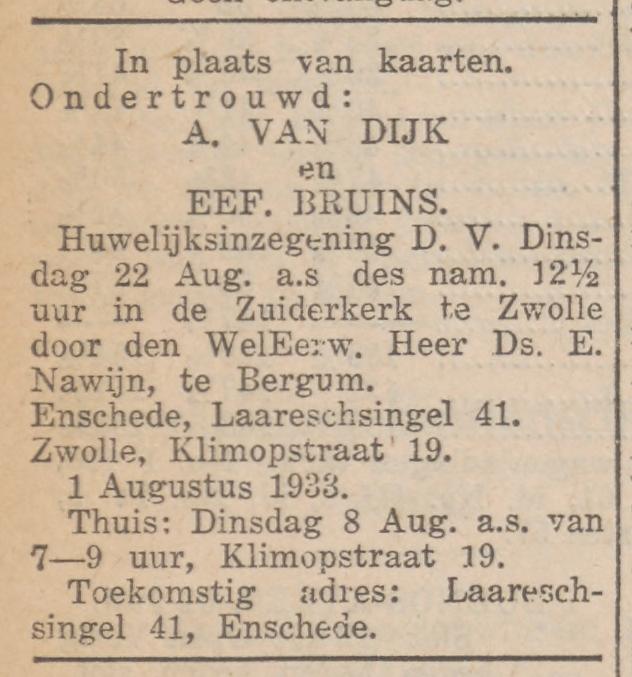 Laaressingel 41 A. van Dijk advertentie De Standaard 1-8-1933.jpg
