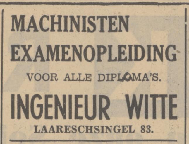 Laaressingel 83 ingenieur Witte advertentie Tubantia 23-7-1937.jpg
