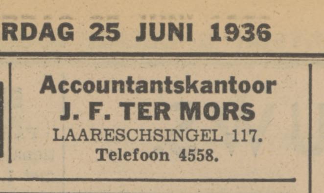 Laaressingel 117 Accountantskantoor J.F. ter Mors advertentie Tubantia 25-6-1936.jpg