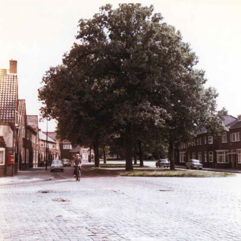 Laaressingel 127-137  Kruispunt ter hoogte van Asterstraat, richting Florapark met ambtenarenwoningen 1955.jpg