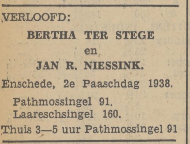 Laaressingel 160 Ja R. Nissink advertentie Tubantia 14-4-1938.jpg