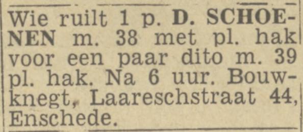 Laaresstraat 44 Bouwknegt advertentie Twentsch nieuwsblad 27-12-1943.jpg