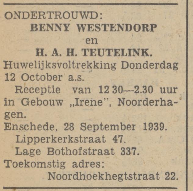 Lage bothofstraat 337 H.A.H.Teutelink advertentie Tubantia 28-9-1939.jpg