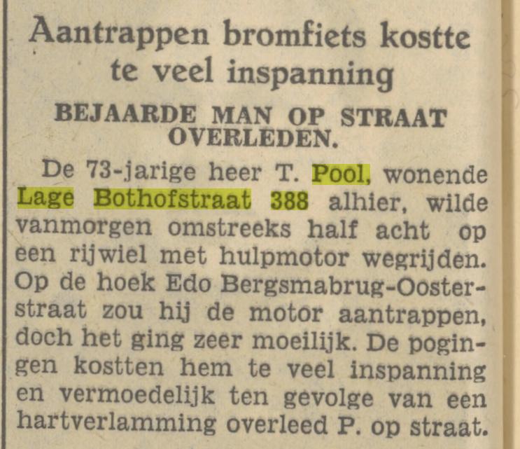Lage Bothofstraat 388 T.Pool krantenbericht Tubantia 12-7-1951.jpg