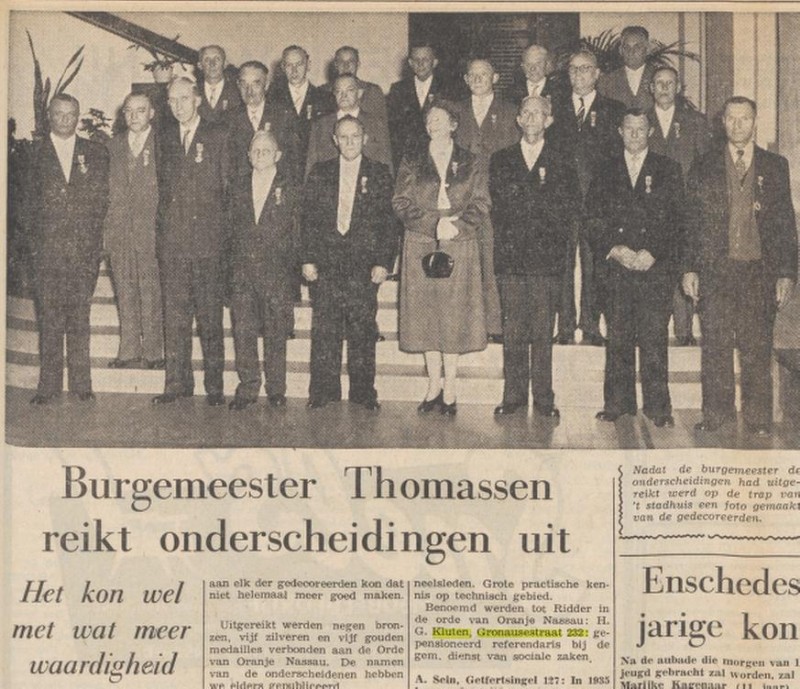 Gronausestraat 232 H.G. Kluten krantenbericht Tubantia 29-4-1960.jpg