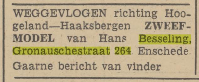 Gronausestraat 264 Hans Besseling advertentie Tubantia 27-4-1942.jpg